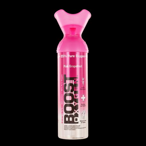 95% pure oxygen with the essential oil aroma of Pink Grapefruit, 100% natural 9 Litre