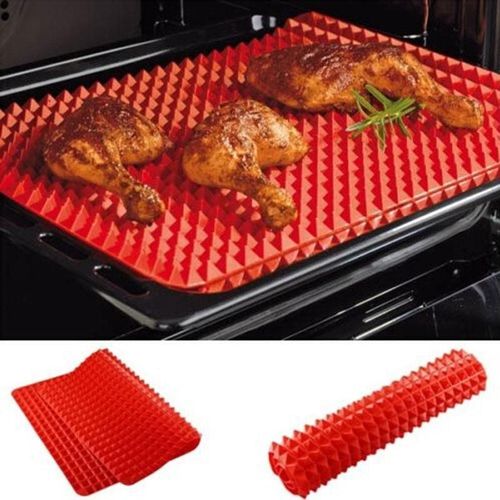 Pyramid Silicone Mat Non Stick Fat Reducing - UK Seller