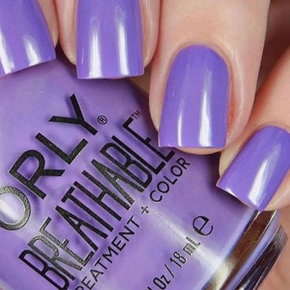 Orly Nail Polish Breathable Treatment + Colour Pick Me Up 18ml, Purple