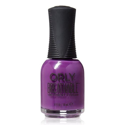Orly Nail Polish Breathable Treatment + Colour Pick Me Up 18ml, Purple